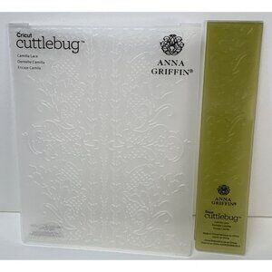 Cricut Cuttlebug Anna Griffin Camilla Lace Embossing Folders Border Craft Scrapb